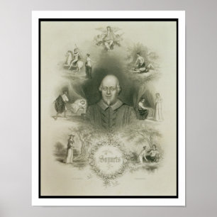 Frontispiece für die "Sonnets" von "The Complete Poster