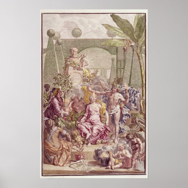 Frontispiece of 'Hortus Cliffortianus' von Carl Poster (Vorne)