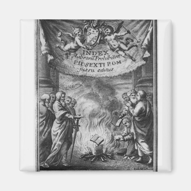 Frontispiece of 'Index Librorum Prohibitorum' Magnet (Vorne)