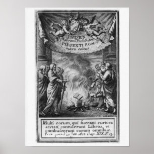 Frontispiece of 'Index Librorum Prohibitorum' Poster