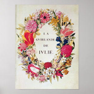 Frontispiece of 'La Guirlande de Julie', c.1642 Poster