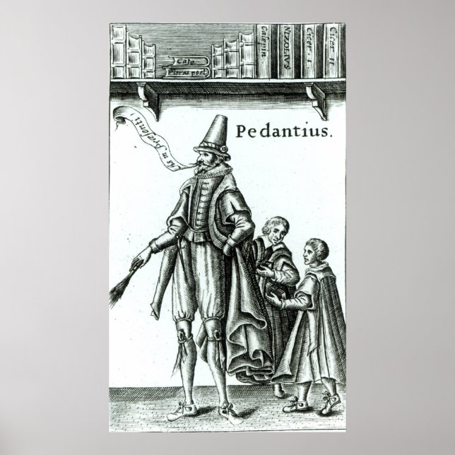 Frontispiece of 'Pedantius' Poster (Vorne)