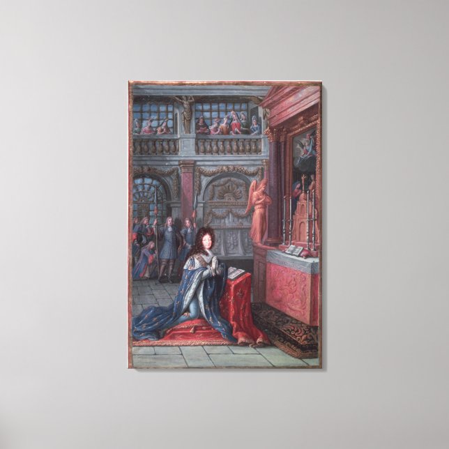 Frontispiece of the 'Hours of Louis Leinwanddruck (Vorderseite)