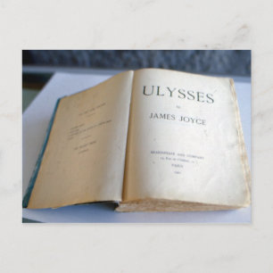 Frontispiece of 'Ulysses' von James Joyce Postkarte