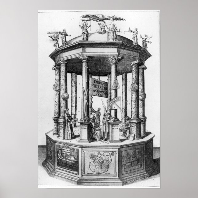 Frontispiece 'The Rudolphine Tables' Poster (Vorne)