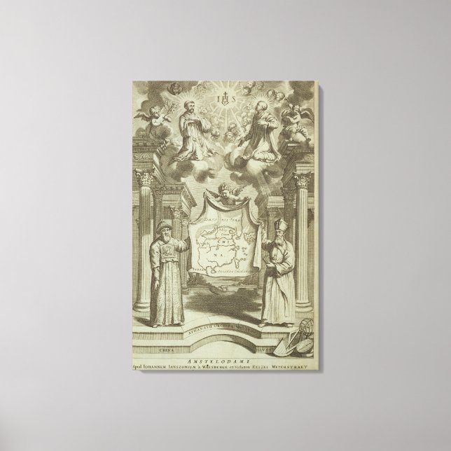 Frontispiece to 'China Illustriert' by Athanasius Leinwanddruck (Vorderseite)
