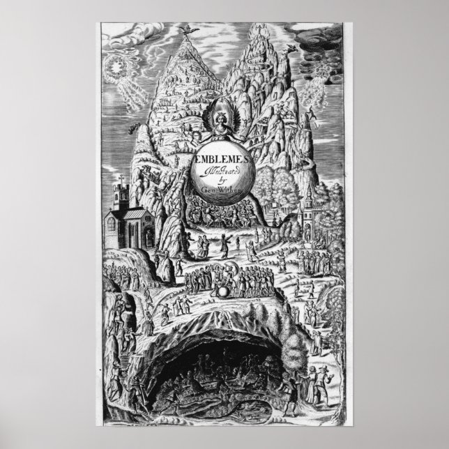 Frontispiece to George Withers 'Emblems', 1635 Poster (Vorne)