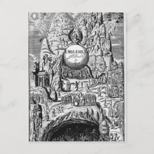 Frontispiece to George Withers 'Emblems', 1635 Postkarte