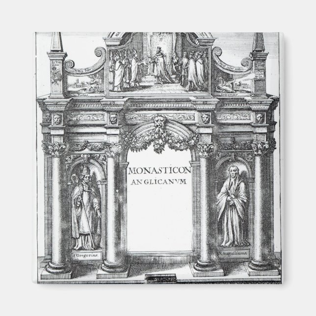 Frontispiece to 'Monasticon Anglicanum' Magnet (Vorne)