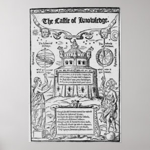 Frontispiece to 'The Castle of Knowledge' Poster