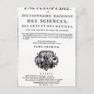 Frontispiece to 'The Encyclopedia Postkarte