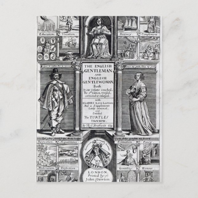 Frontispiece to 'The English Gentleman Postkarte (Vorderseite)