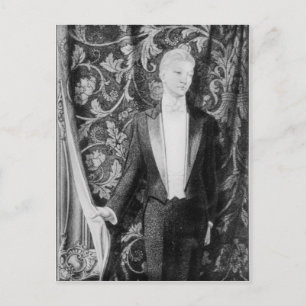 Frontispiece to 'The Picture of Dorian Gray' Postkarte