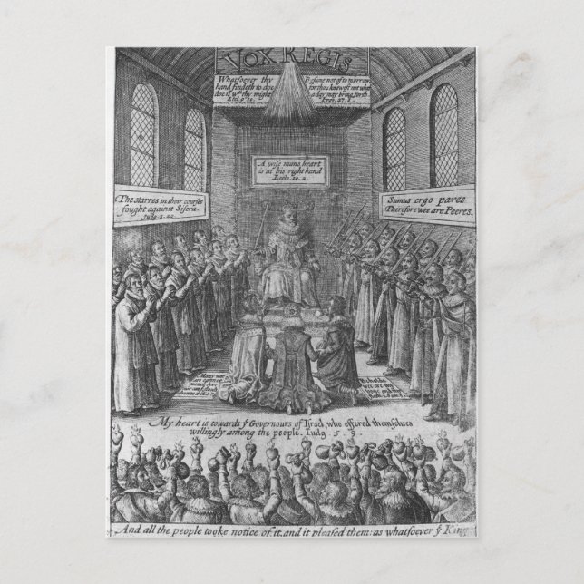 Frontispiece to 'Vox Regis' von Thomas Scott Postkarte (Vorderseite)