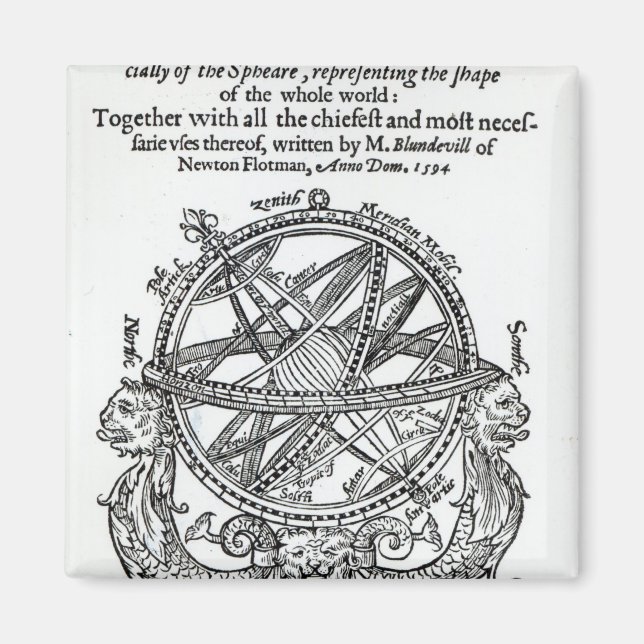 Frontispiece von "A Schlicht Treatics �" Magnet (Vorne)
