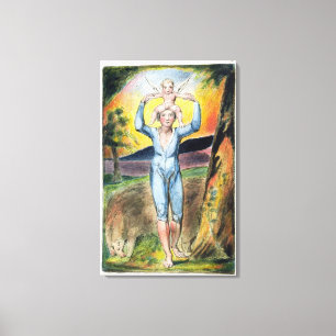 Frontispiece von "Songs of Innocence and of Exper Leinwanddruck