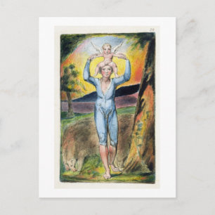 Frontispiece von "Songs of Innocence and of Exper Postkarte
