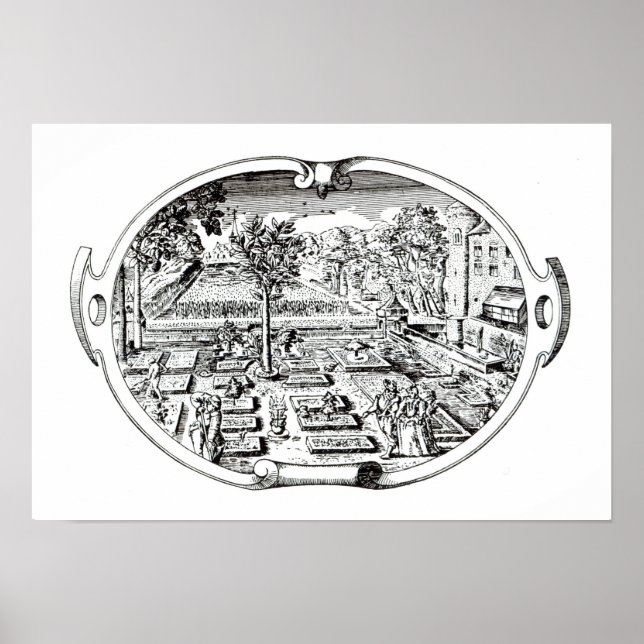 Frontispiece von 'The Herball', von John Gerard ( Poster (Vorne)