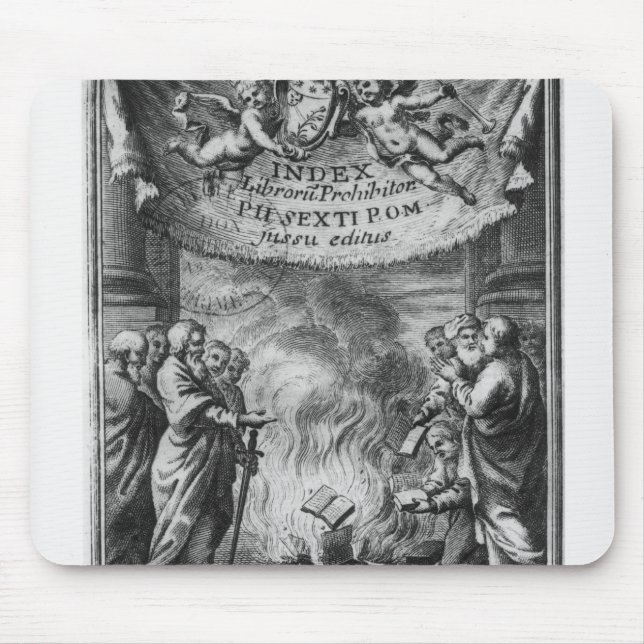 Frontispiz 'des Index Librorum Prohibitorum Mousepad (Vorne)