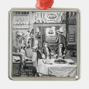 Frontispiz 'des Instructor der Haushälterin Silbernes Ornament