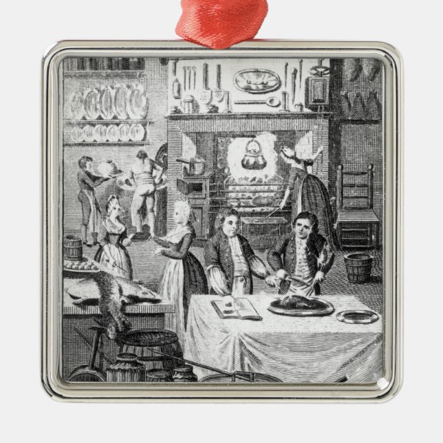 Frontispiz 'des Instructor der Haushälterin Silbernes Ornament (Vorne)