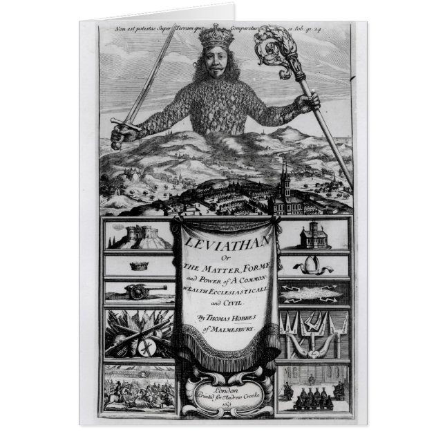 Frontispiz durch Thomas Hobbes von Malmesbury (Vorne)