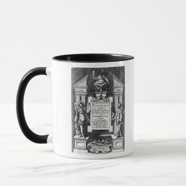 Frontispiz für "Argenis" durch John Barclay Tasse (Links)