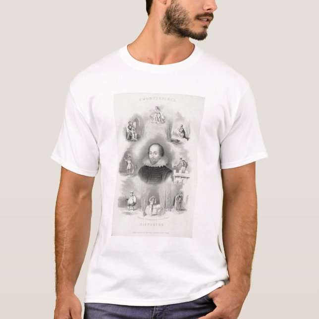 Frontispiz für die "Geschichten", 'vom Comple T-Shirt (Vorderseite)