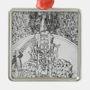 Frontispiz nach "IL Monte Sancto di Dio", 1477 Ornament Aus Metall
