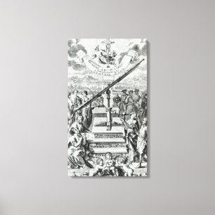 Frontispiz 'Oculus Artificialis Leinwanddruck