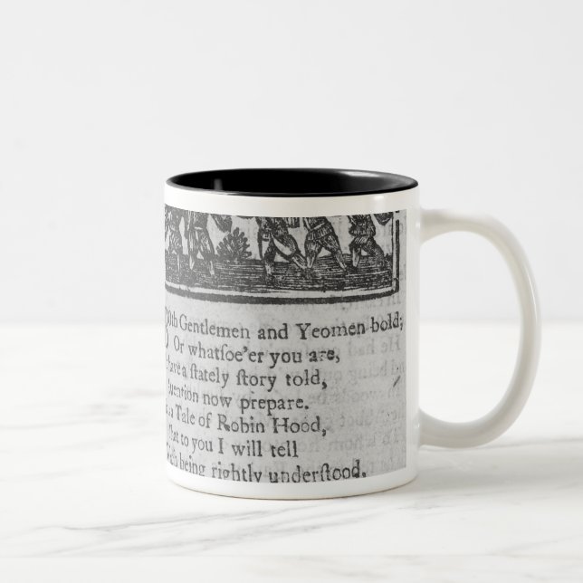 Frontispiz und Abkantlinien Zweifarbige Tasse (Rechts)