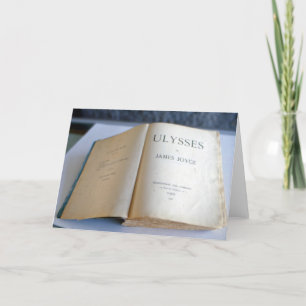 Frontispiz von "Ulysses" durch James Joyce Karte