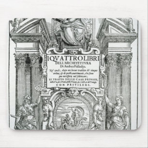 Frontispiz zu 'Quattro libri dell'architettura Mousepad