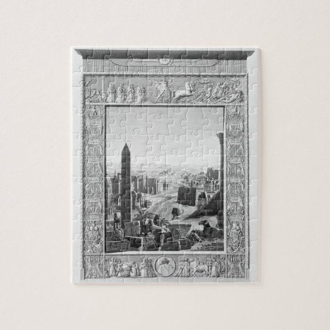 Frontispiz zu Volumen 1 der ` Beschreibung von Puzzle (Vertikal)