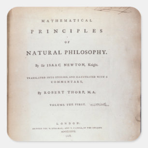 Frontispiz zu Volumen I Quadratischer Aufkleber