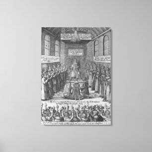Frontispiz "zum Vox Regis" durch Thomas Scott Leinwanddruck