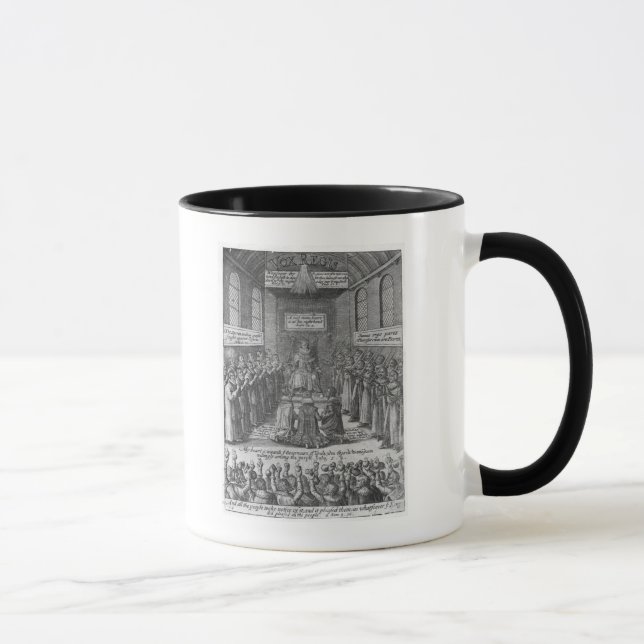 Frontispiz "zum Vox Regis" durch Thomas Scott Tasse (Rechts)