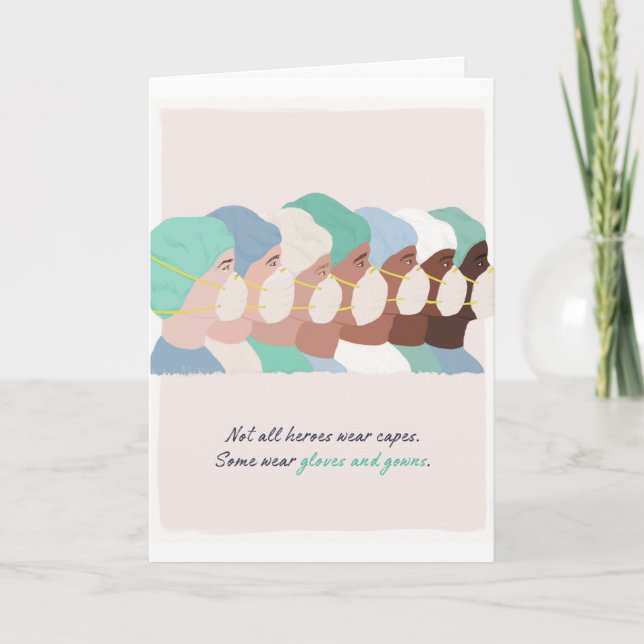 Frontline Hero Dankeschön Karte (Vorderseite)