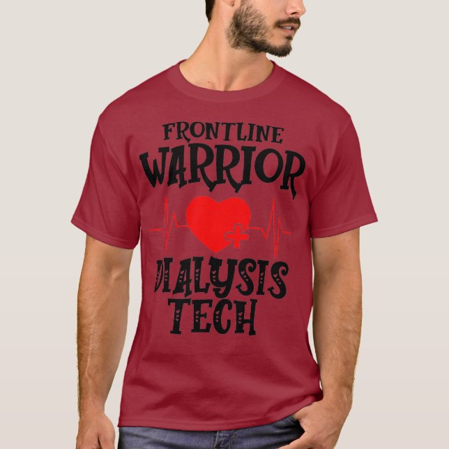 Frontline Warrior Dialysis Tech T-Shirt (Vorderseite)