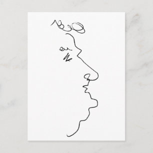 Frontlinie Postkarte