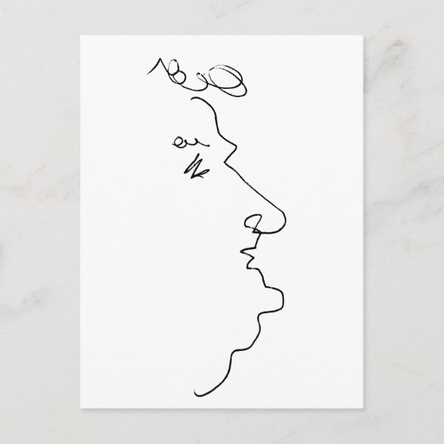 Frontlinie Postkarte (Vorderseite)