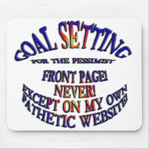 Frontpage Online Niemals Mousepad