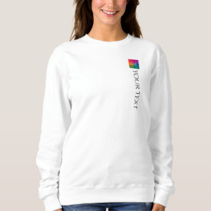 Frontside Print Womens Moderne elegante Vorlage Sweatshirt