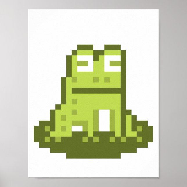 Frop Pixel Art Poster (Vorne)