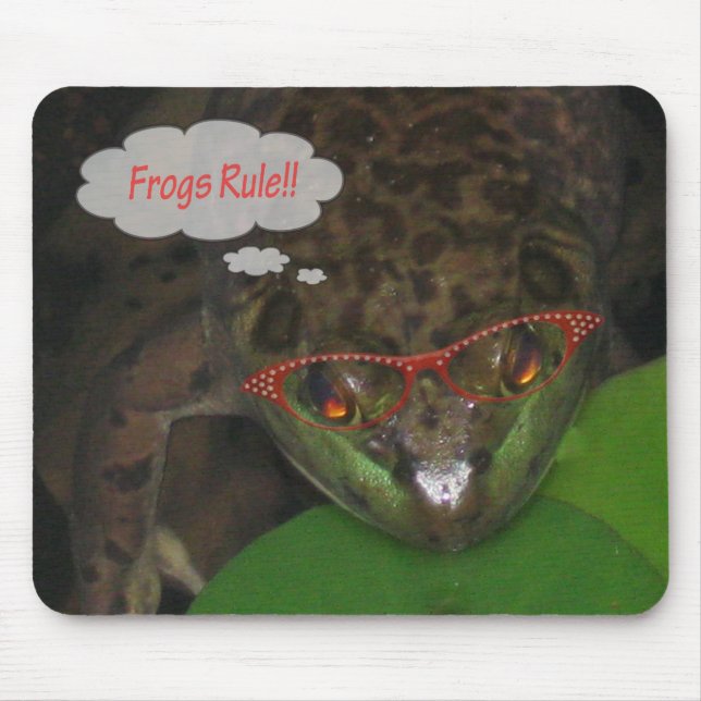 Frosch 014_edited-2 mousepad (Vorne)