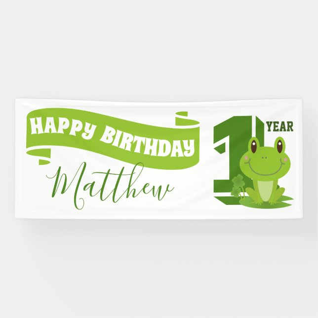 Frosch 1. Party Banner (Horizontal)