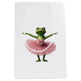 Frosch 2 Ballerina, Frosch, Tänzer, Toad, Ai gener Mittlere Geschenktüte