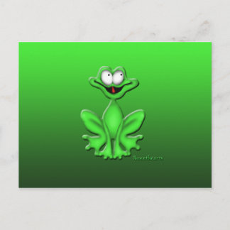 Frosch 2 postkarte