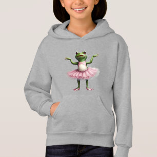 Frosch 3 Ballerina, Frosch, Tänzer, Toad, Ai gener Hoodie