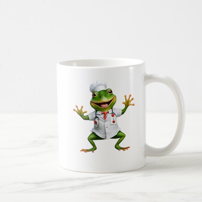 Frosch 5 Krankenschwester, Frosch, Medik, Toad, Ai Kaffeetasse (Rechts)